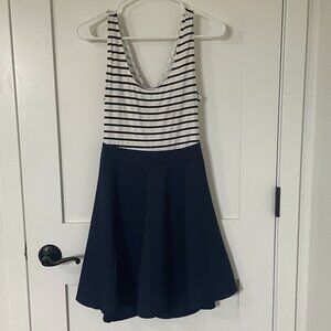 Double Zero medium Navy/White Summer Dress